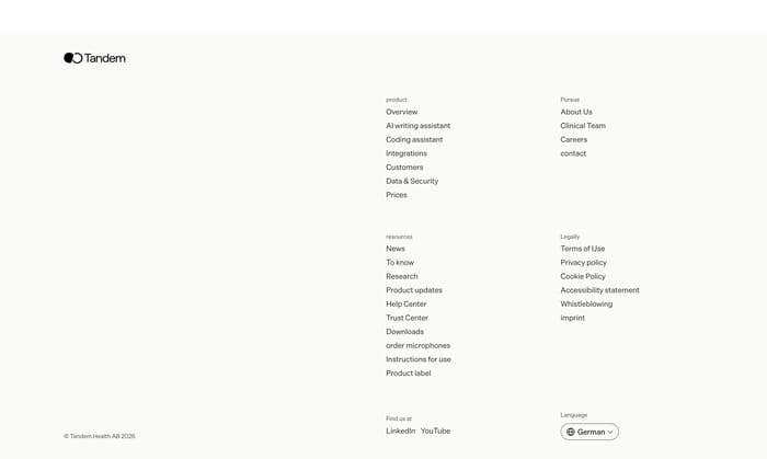 Footer preview
