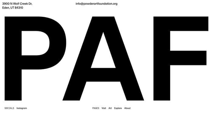 Powder Art Foundation section preview
