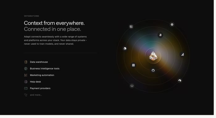 Adapt section preview
