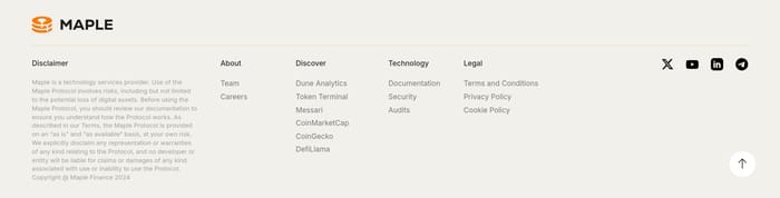 Footer preview