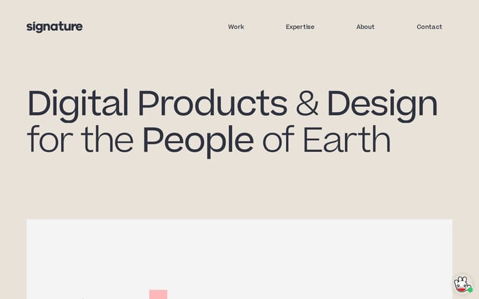 Signature Creative website preview