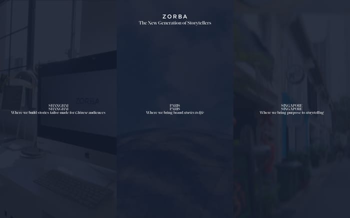 Zorba Group website preview