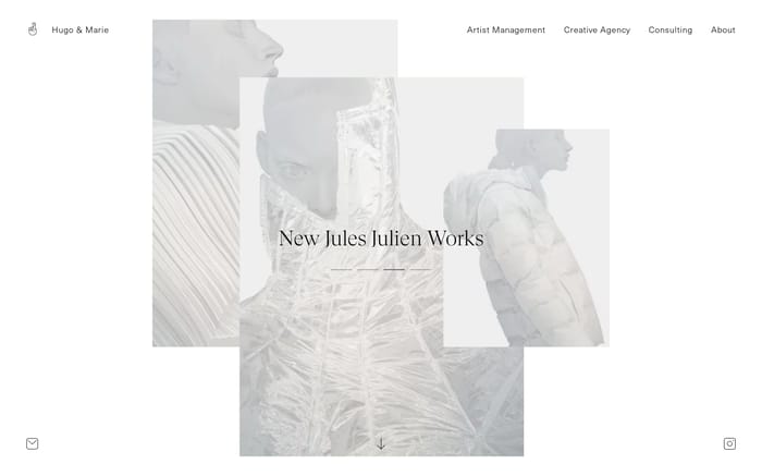 Hugo & Marie website preview