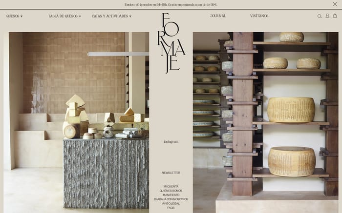 Formaje website preview
