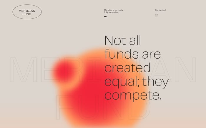Meridian website preview
