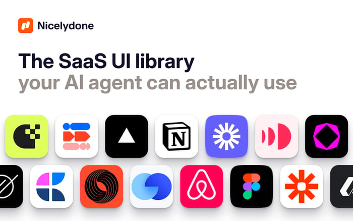 Nicelydone for AI Agents sponsor preview