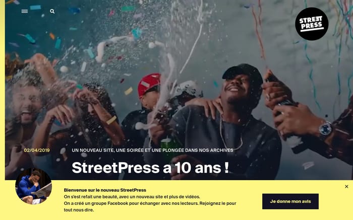 StreetPress website preview