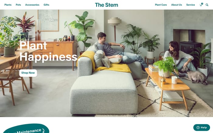The stem website preview