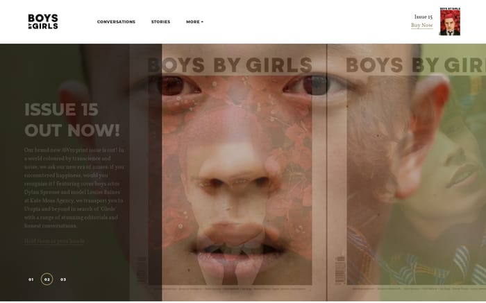 Boys By Girls website preview