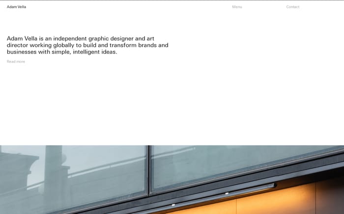 Adam Vella website preview