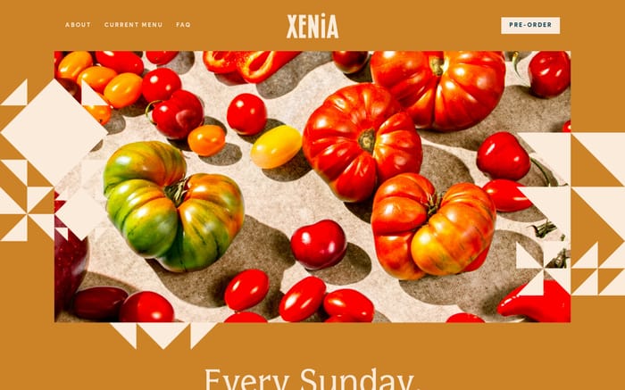 Xenia website preview