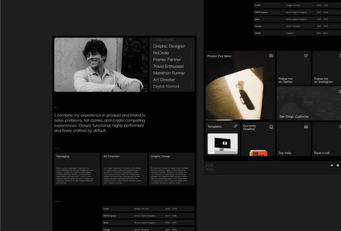 Ryan Cole —&nbsp;Template for Creatives - Meet Ryan Cole, a high-quality portfolio template designed for professionals and creatives to showcase their work in an impressive way. Its refined and sophisticated design, coupled with dynamic animations and interactions, make Ryan Cole the ideal choice for anyone wanting to make a lasting impression on their audience.