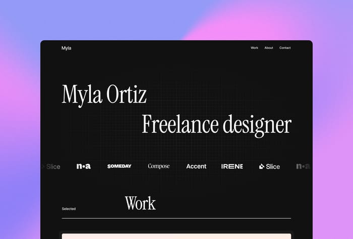 Offset — Portfolio Template - Offset is a beautifully-crafted premium portfolio template. Built with designers, freelancers, and creatives in mind. Set up in a scalable way so it’s easy for you to customize. Launch a new portfolio fast. It’s accessible, fast, SEO-optimised — and looks great on any device.
