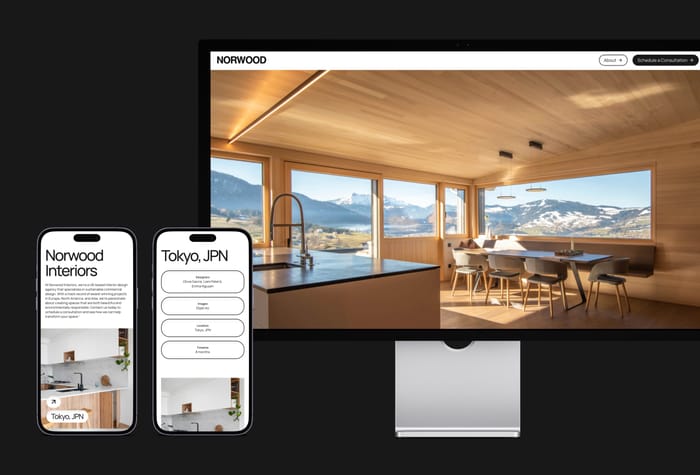 Norwood — Interior Design Website Template - Norwood is a sleek and modern free professional interior design website template, perfect for anyone looking to showcase their design expertise. With its clean and stylish layout, Norwood is designed to help businesses, agencies, interior designers, and architects create a stunning website that highlights their portfolio and services. This template is easy to use and customizable, making it a great choice for anyone in the design industry looking to establish an online presence.