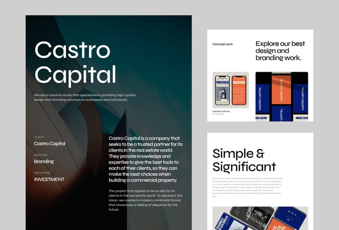 Agenlio - Agenlio is the unique portfolio template on Framer, designed to help you showcase your work in a professional and visually stunning way. This template is perfect for agencies, designers, and artists who want to highlight their skills and achievements.
