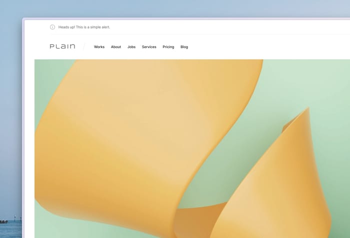 Plain — Portfolio Template - Plain offers a high-performing Framer portfolio template that allows you to present your work in a colorful, imaginative, and contemporary fashion without the hassle or high cost.