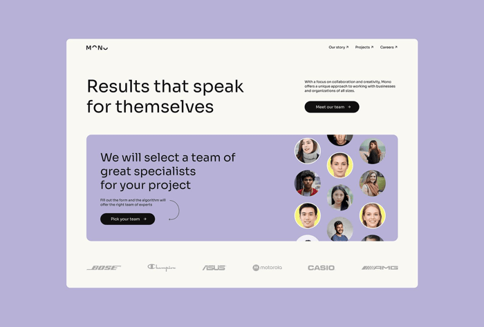 Project MONO — Modern Agency Template - Project mono is a modern colourful template created for agencies and startups.