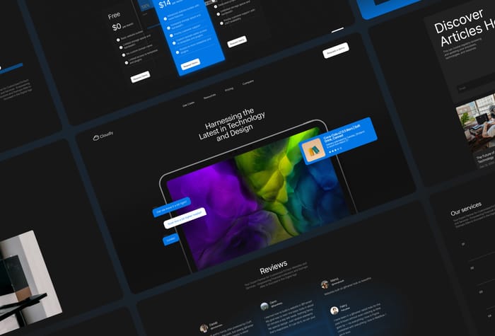 Cloudly — SaaS Product Template - Cloudly is a website template designed for the quick creation of high-quality SaaS product websites. It comes equipped with everything needed, including pricing, about us, and forms, making it easy to build a professional website in no time.
