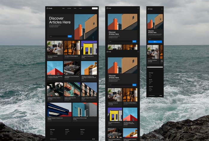 Cloudly — SaaS Product Template - Cloudly is a website template designed for the quick creation of high-quality SaaS product websites. It comes equipped with everything needed, including pricing, about us, and forms, making it easy to build a professional website in no time.