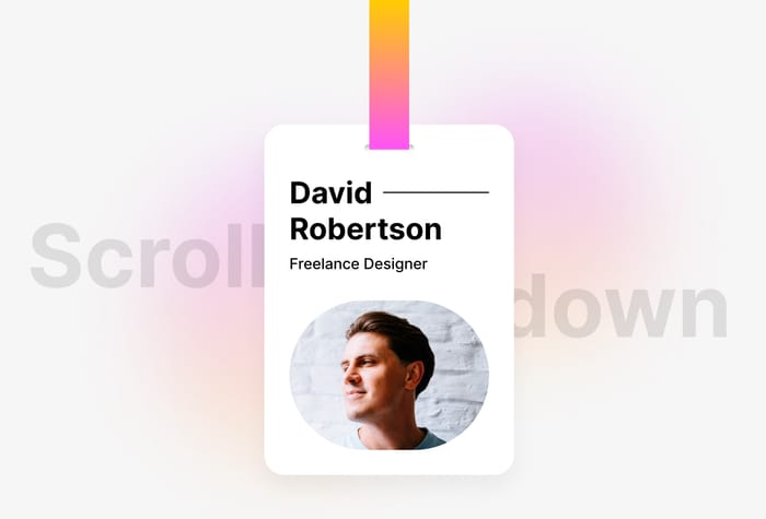 The Badge — Professional portfolio template - The Badge template is an excellent choice for designers who want to present their work in a polished and professional manner.