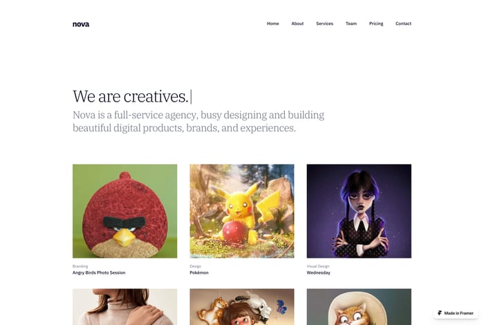 Nova — Multi Layout Portfolio Template - Whether you’re an artist, designer, product developer, or creative agency, a stunning portfolio is essential. Showcase your work in the most colorful, creative, and modern way.