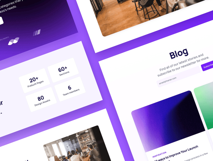Boost – Responsive Website Templates - Boost is a collection of fully responsive website templates that are ready for production. You can use pre-built sections to quickly assemble pages from various categories and you can customize everything to your business’s needs.