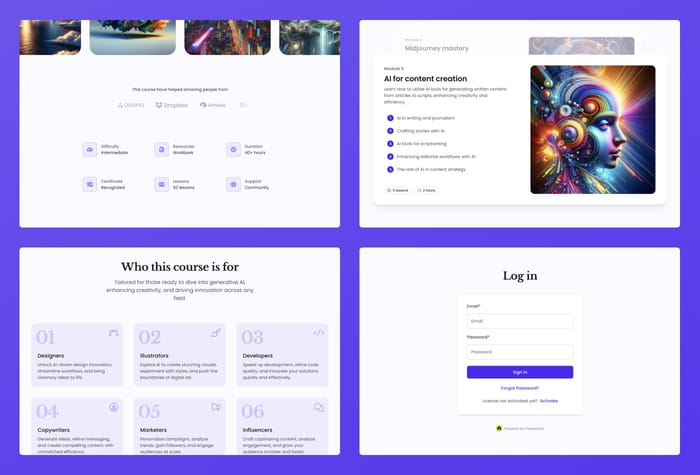 Mastery — Promote &amp; Host your Online Course - Promote and host your online course with the Mastery template for Framer. Collect payments with Lemon Squeezy and protect course content with FramerAuth.