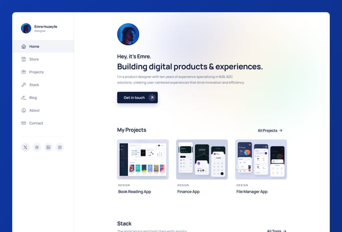 Pathfolio — Portfolio Template - Pathfolio is a dashboard-style portfolio website template that allows you to showcase your work in style. This template is perfect for all professions and can be customized.