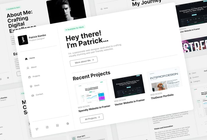 Kombo — Portfolio Website - Meet Kombo, your versatile portfolio companion, poised to amplify your creative odyssey. With its adaptive and user-friendly design, Kombo effortlessly presents your work across all devices. 