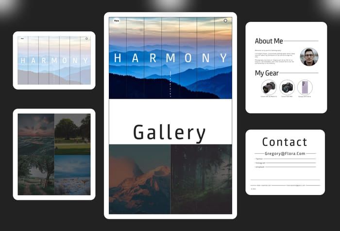 Flora — Photography Portfolio - Flora is more than a template, it's a carefully crafted canvas. Whether you're a professional photographer or an aspiring talent, Flora offers a platform that effortlessly highlights your work.
