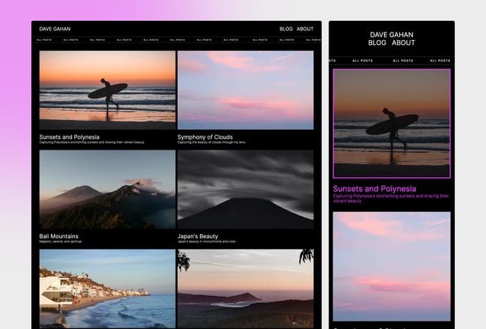 Exposure — Photography Template - Exposure. Designed to enhance the visual impact of your photography, this template offers a modern and minimalist approach that allows your pictures to shine. With its clean lines and aesthetics, Exposure is perfect for showcasing your artistic vision.