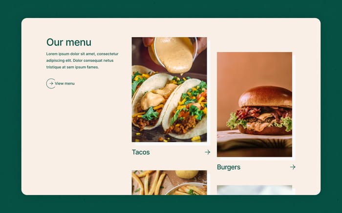 Plantify - Restaurant Website Template - Plantify is a fun and unique website template perfect for food trucks, restaurants and cafes that you can easily adjust to fit your needs. The simple layout and structure allow you to quickly change content, move modules and adjust animations.
