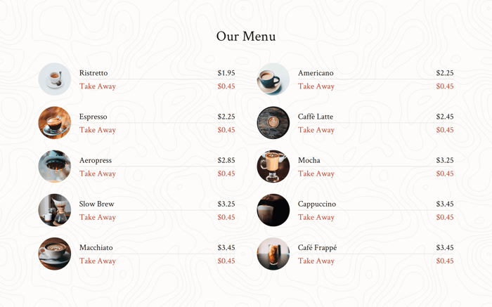 Java - Coffee Shop Website Template - Java is the perfect fully responsive Ecommerce Webflow template for coffee shops and roasteries. Reach a much broader audience by selling your fresh roast coffee online and showcase the delicious coffee you offer in your coffee shop.
