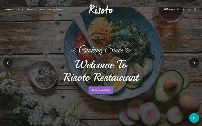 Risoto - Restaurant Website Template - RisotoCMS is an enchanting and easy-to-use HTML5 restaurant Webflow template that allows you to tell your story in a dynamic, narrative and enjoyable way, making it perfect for restaurants, bakeries, bars or coffee shops.