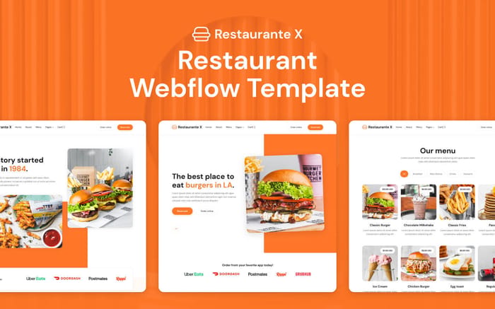 Restaurante X - Restaurant Website Template - Presenting Restaurante X, our ultimate restaurant Webflow Template created for modern restaurant owners looking to launch an amazing online experience and boost online and offline sales. Looking for a great website for your restaurant? Search no more