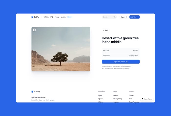 Sellfile — Directory Website - Easily create your own directory with Sellfile, and then monetize it with integrations. Download files, filter by tags, lock content and get a bunch of custom code components that boost site performance