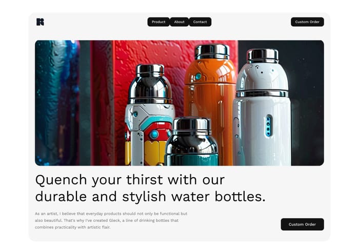 GleckArtisan — Modern Product Template - Discover our Gleck Artisan Tumblr Shop template, featuring five thoughtfully designed pages to showcase your artisan creations. Each page presents a unique platform to exhibit your craftsmanship and engage your audience.