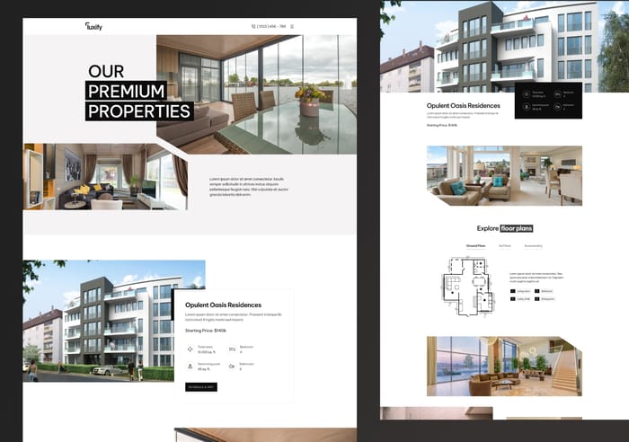 Luxify — Architecture Agency Template - Luxify - Architecture Agency Template is a sleek Framer template designed for architecture, interior decor, and architectural businesses. It offers a variety of modern and ready-to-use templates, allowing firms to showcase their projects.
