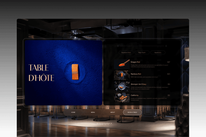 PRIVÉE — Restaurant Template - A sophisticated and visually stunning website template designed exclusively for upscale dining establishments. With its sleek and modern design, Privee effortlessly captures the essence of refined culinary experiences.