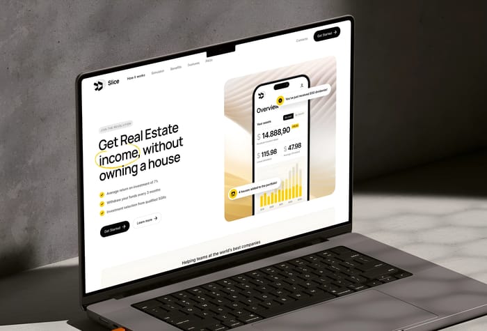 Slice — Real Estate Website - Introducing Slice – the sleek template made for your Real Estate venture. Elevate your business with a visually stunning and conversion-optimised design, made for forward-thinking Real Estate Innovators.