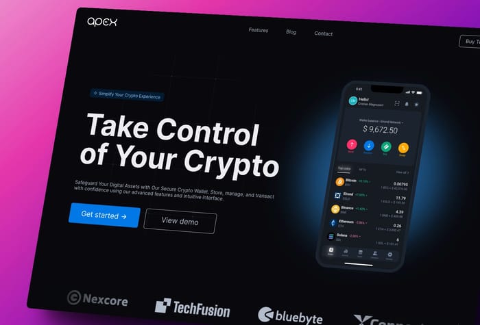 ApexWallet — App Template - Unlock the power of your WEB3 site with this responsive template. Seamlessly designed for desktop, tablet, and mobile screens.