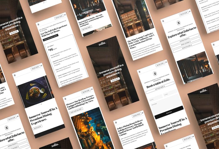 Zolia — Personal Website - Let images tell your story with Zolia's dynamic carousels, megatype and simplistic layout. Characterised by its minimalism and elegance, Zolia is perfect for any business, portfolio, agency, photography or personal website.