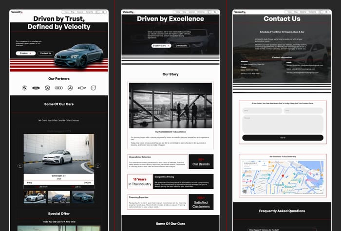 Velocity — Car Dealership Ecommerce Website - Velocity is a cutting-edge car dealership ecommerce template designed to accelerate your automotive business into the digital age.