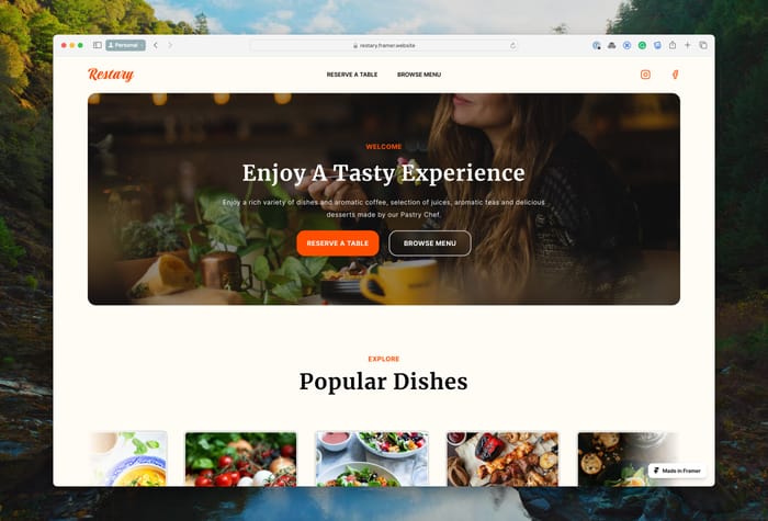 Restary — Restaurant Website - Responsive Restaurant Plug&amp;Play Template