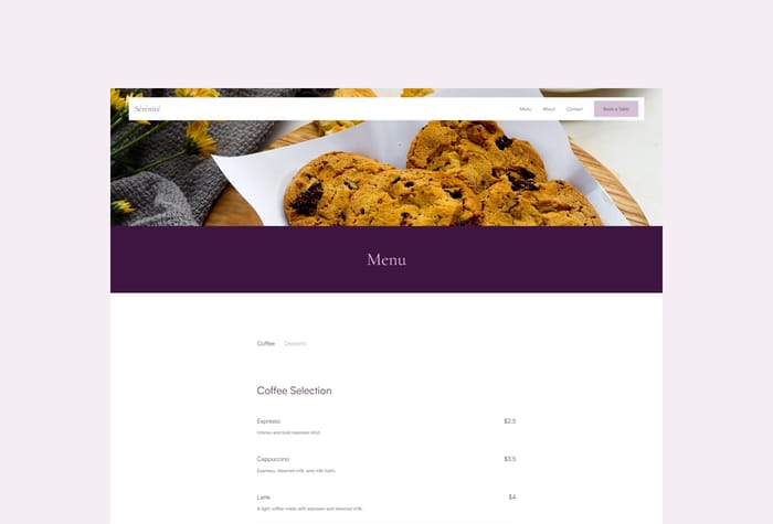 Sérénité — Cafe and Restaurant Website - This template is a perfect choice to showcase your cafe or restaurant and attract customers. Its elegant design offers a user-friendly interface for displaying your menus and accepting reservations. Moreover, with custom layout options and mobile compatibility, you can easily personalize the website. With this template, you can effectively represent your business online.