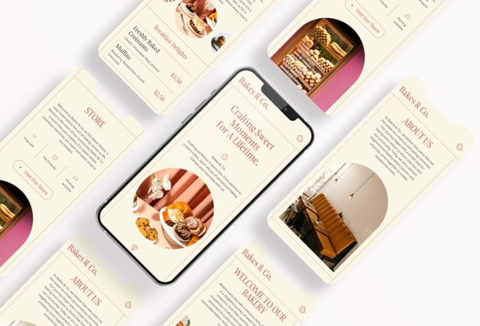 Bakes —  Bakery Template - Bakes is your recipe for a mouthwatering online bakery experience. This template combines minimalistic style, real culinary content, a captivating grid layout, and custom animations for a delightful, user-friendly website that showcases your bakery, restaurant, or café with irresistible charm.