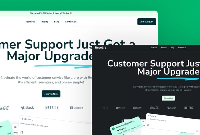 Resolva —  SaaS Website - Resolva is a Framer template crafted especially for SaaS products. Its easy-to-use navigation, combined with organized categories, helps visitors explore your offerings with ease. The design leans towards simplicity, ensuring everything is easy on the eyes and straightforward to understand.