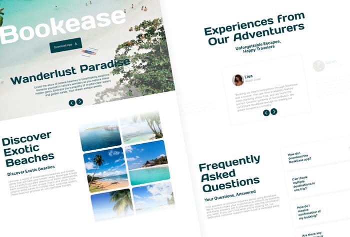 Bookease — Travel Website - Introducing BooEase — a responsive and versatile website template meticulously crafted to elevate your travel booking business. BookEase revolutionizes the way travelers explore and book dream getaways, offering a seamless and visually captivating experience that redefines online travel booking. 