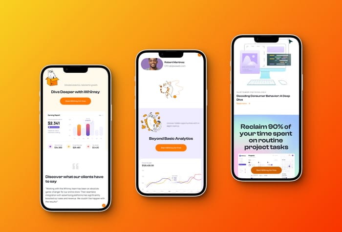 Whimsy — SaaS Website - Introducing Whimsy – a meticulously crafted Framer template designed specifically for SaaS platforms. Tailored to meet the needs of businesses and design agencies, Whimsy offers a seamless blend of functionality and aesthetics, ensuring your software stands out in the digital landscape.