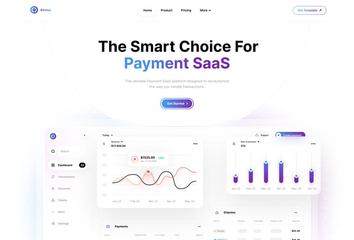 Circlex — SaaS Website - Circlex is a cutting-edge Payment SaaS designed specifically for Framer Templates, offering seamless and secure payment processing for your creative projects. With Circlex, you can elevate your design and development game by effortlessly integrating payment functionality into your Framer Templates. 